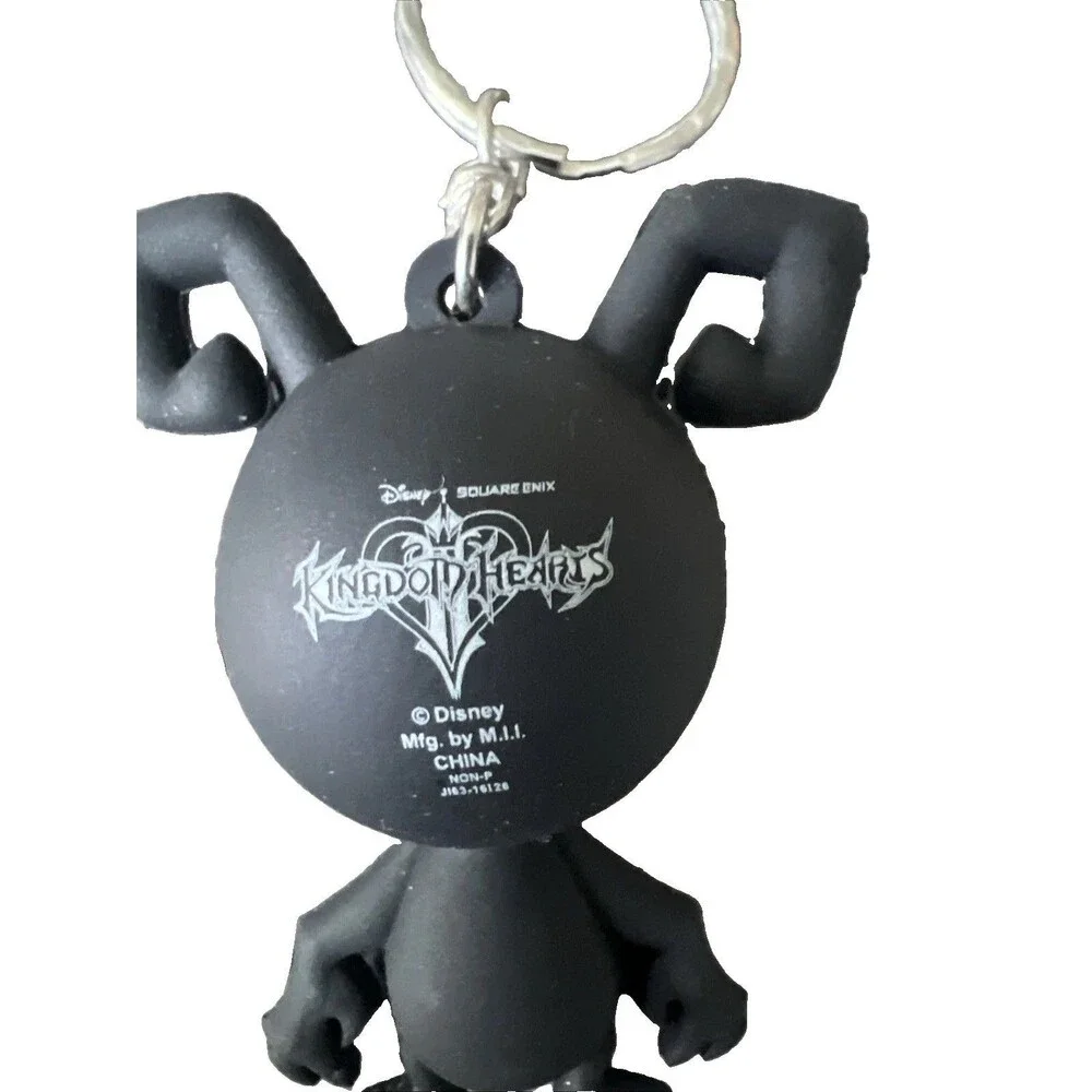 Kingdom Hearts Shadow Heartless Keychain Figure Disney Square Enix Keyring NWOT
